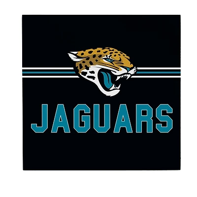 Jacksonville Jaguars 12" x 12" Wood Wall Sign