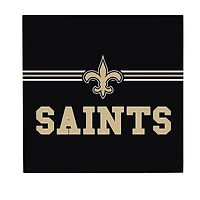 New Orleans Saints 12" x 12" Wood Wall Sign
