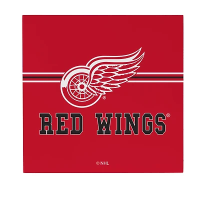 Detroit Red Wings 12" x 12" Wood Wall Sign