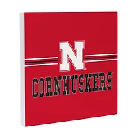 Nebraska Huskers 12" x 12" Wood Wall Sign