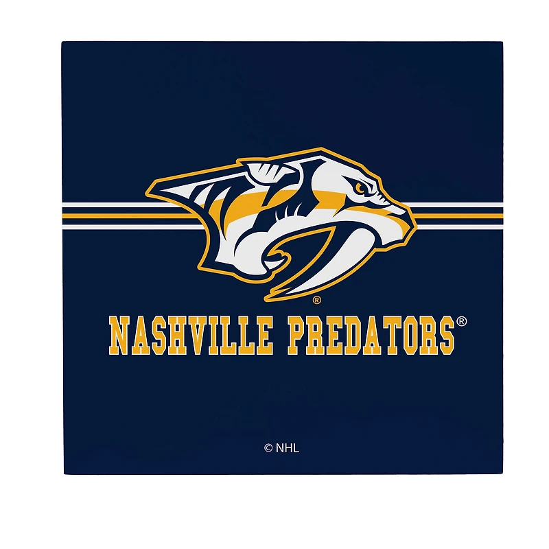 Nashville Predators 12" x 12" Wood Wall Sign