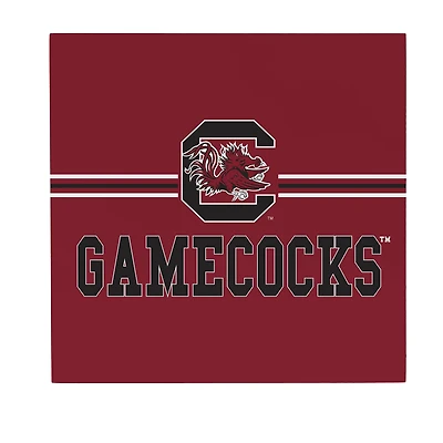 South Carolina Gamecocks 12" x 12" Wood Wall Sign