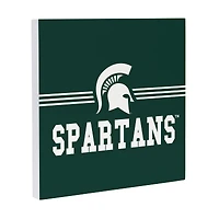 Michigan State Spartans 12" x 12" Wood Wall Sign