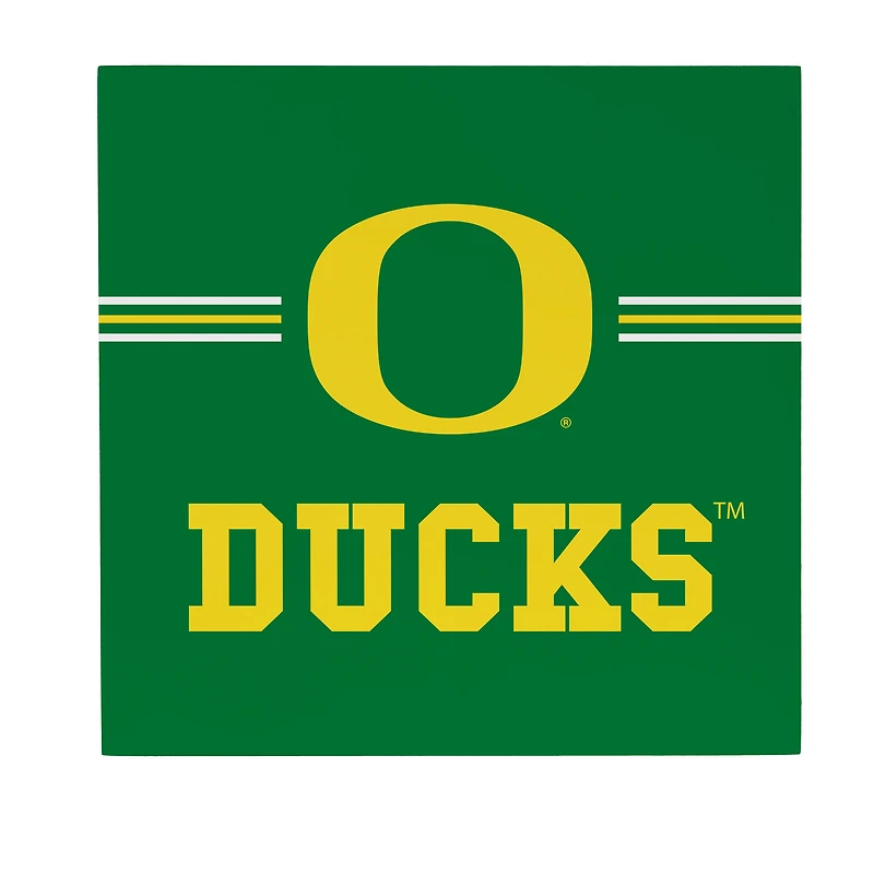 Oregon Ducks 12" x 12" Wood Wall Sign