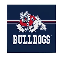 Fresno State Bulldogs 12" x 12" Wood Wall Sign