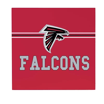 Atlanta Falcons 12" x 12" Wood Wall Sign