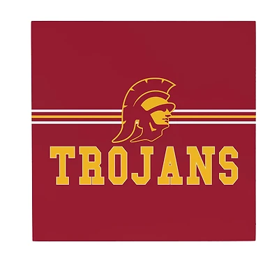 USC Trojans 12" x 12" Wood Wall Sign