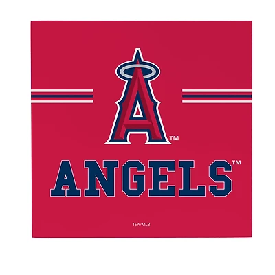 Los Angeles Angels 12" x 12" Wood Wall Sign