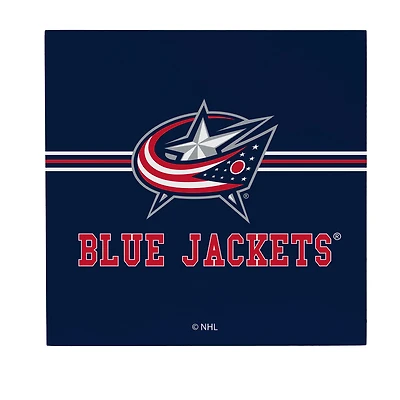 Columbus Blue Jackets 12" x 12" Wood Wall Sign