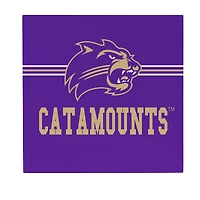 Western Carolina Catamounts 12" x 12" Wood Wall Sign