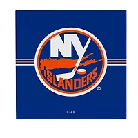 New York Islanders 12" x 12" Wood Wall Sign