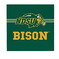 NDSU Bison 12" x 12" Wood Wall Sign