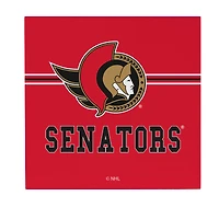 Ottawa Senators 12" x 12" Wood Wall Sign