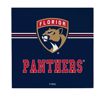 Florida Panthers 12" x 12" Wood Wall Sign