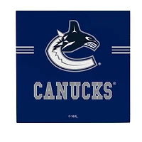 Vancouver Canucks 12" x 12" Wood Wall Sign