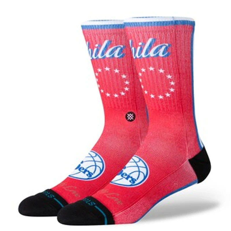 Stance Philadelphia 76ers 2025/26 Statement Edition Crew Socks