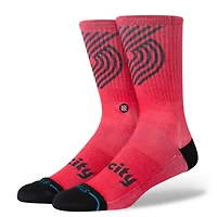 Stance Portland Trail Blazers 2025/26 Statement Edition Crew Socks