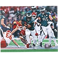 Saquon Barkley Philadelphia Eagles Autographed Super Bowl LIX Champions 8" x 10" Super Bowl LIX Photograph with Silver Signature