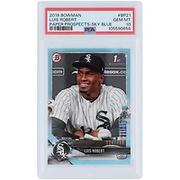 Luis Robert Chicago White Sox 2018 Bowman 1st Bowman Sky Blue #BP-21 #124/499 PSA Authenticated 10 Card