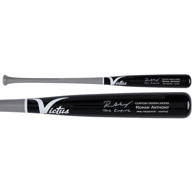 Roman Anthony Boston Red Sox Autographed Victus Game Model Bat with "The Empire" Inscription