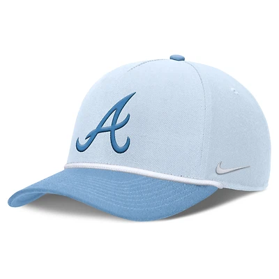 Men's Nike Light Blue Atlanta Braves Rise Dri-Fit Adjustable Hat