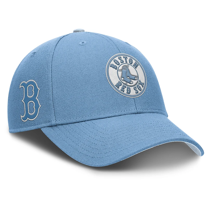 Men's Nike Light Blue Boston Red Sox Rise Dri-Fit Adjustable Hat