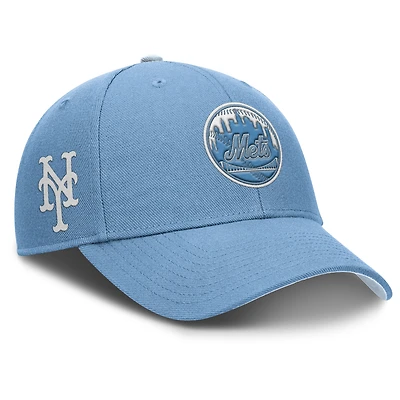 Men's Nike Light Blue New York Mets Rise Dri-Fit Adjustable Hat