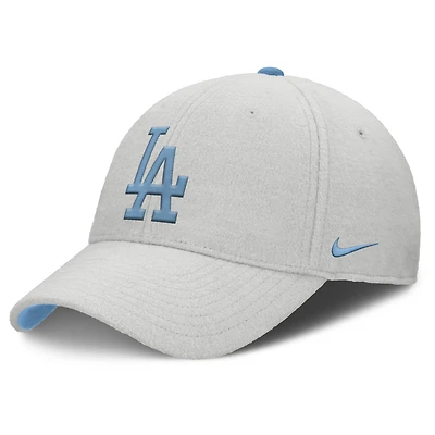 Men's Nike Gray Los Angeles Dodgers Club Adjustable Hat