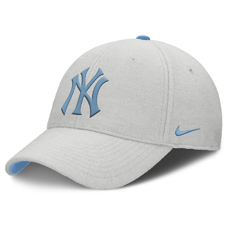 Men's Nike Gray New York Yankees Club Adjustable Hat