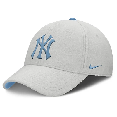 Men's Nike Gray New York Yankees Club Adjustable Hat