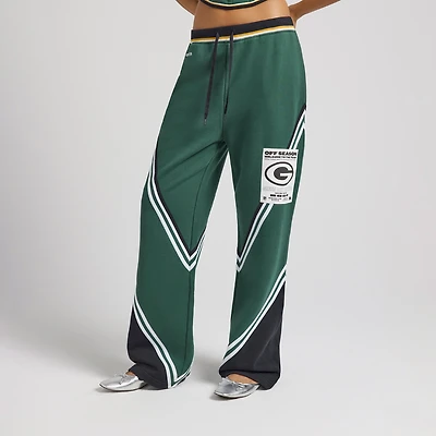 Women's Green Bay Packers Fleece Straight Pants