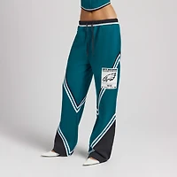 Women's Dark Green Philadelphia Eagles Fleece Straight Pants