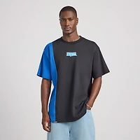 Unisex Black Detroit Lions Spliced T-Shirt