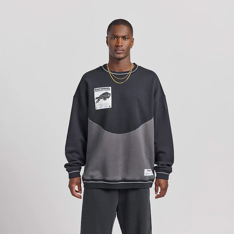 Unisex Black Buffalo Bills Fleece Sweatshirt