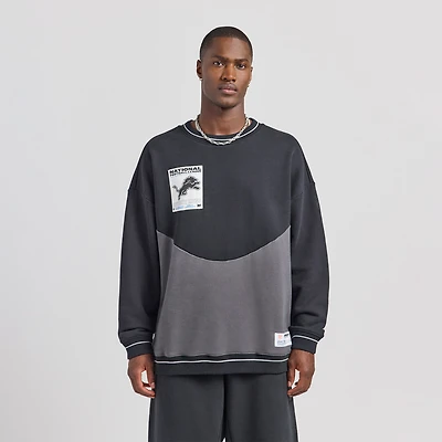 Unisex Black Detroit Lions Fleece Sweatshirt