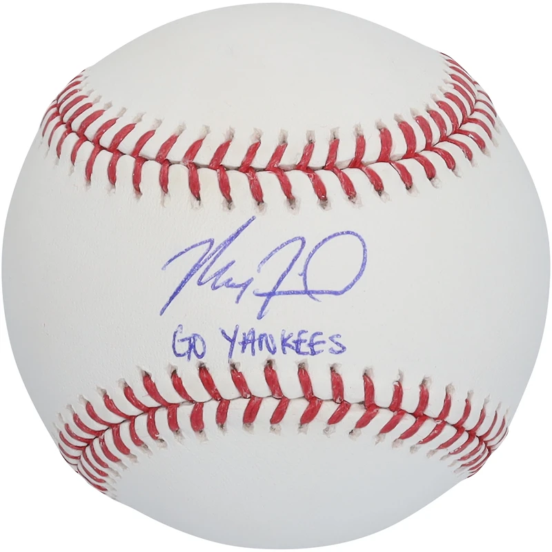 Max Fried New York Yankees Autographed Baseball with "Go Yankees" Inscription
