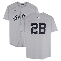 Austin Wells New York Yankees Autographed Gray Nike Limited Jersey
