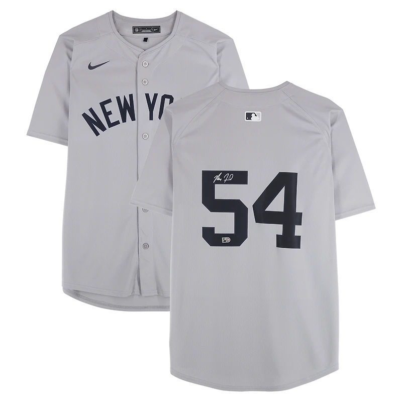 Max Fried New York Yankees Autographed Gray Nike Limited Jersey