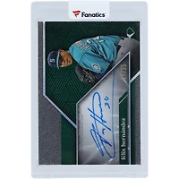 Felix Hernandez Seattle Mariners Autographed 2024 Topps Diamond Icons Green Icons Chrome Autograph #ACC-KF #18/25 Card