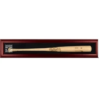 National Baseball Hall of Fame Logo Brown Framed Wall-Mounted Single Bat Display Case