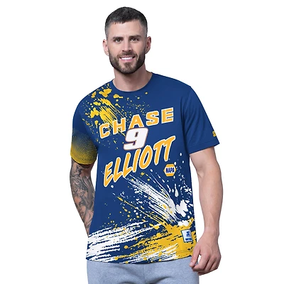 Men's Starter Royal Chase Elliott Touchdown Extreme T-Shirt