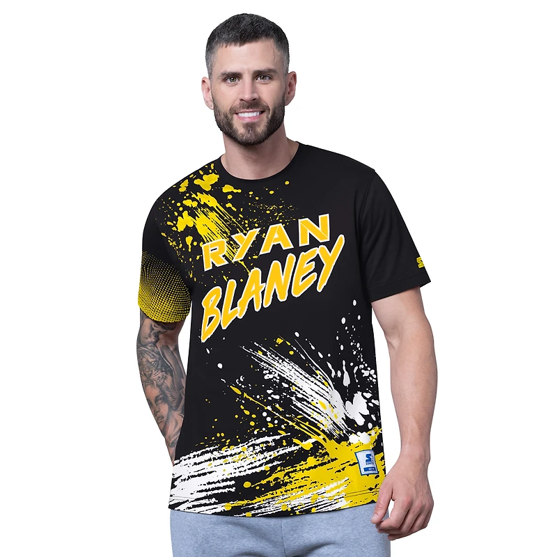 Men's Starter Black Ryan Blaney Touchdown Extreme T-Shirt