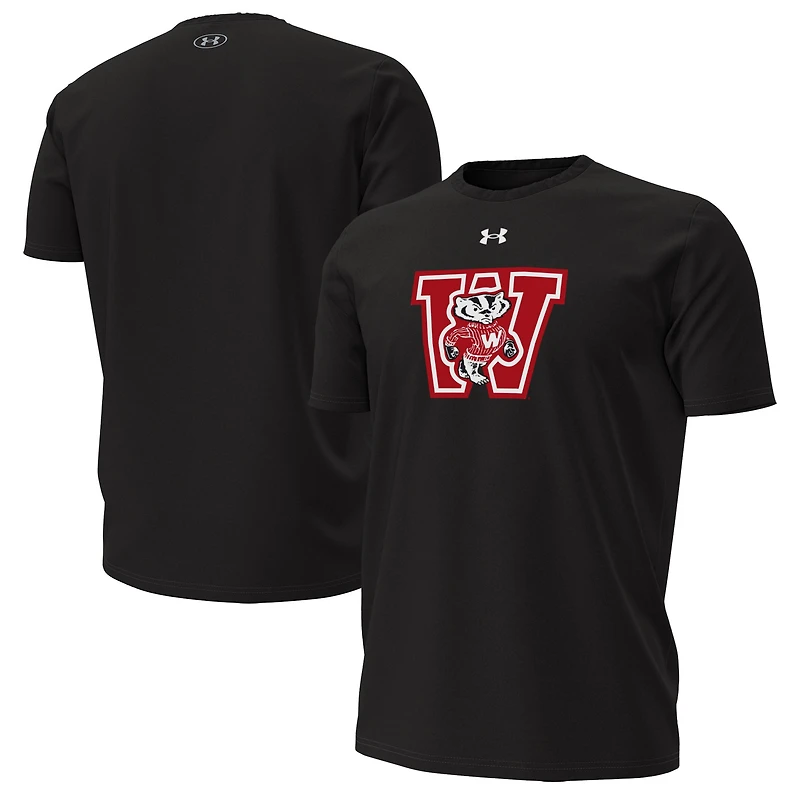 Men's Under Armour Wisconsin Badgers Throwback Performance T-Shirt
