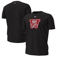Men's Under Armour Wisconsin Badgers Throwback Performance T-Shirt