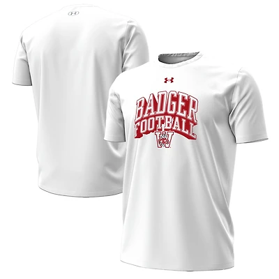 Men's Under Armour Wisconsin Badgers Throwback Performance T-Shirt