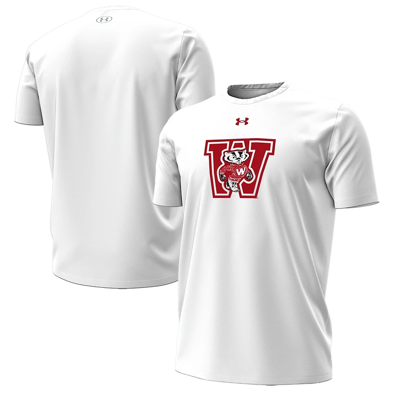 Men's Under Armour Wisconsin Badgers Throwback Performance T-Shirt