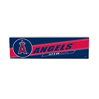 Los Angeles Angels 5" x 18" Shadow Logo Wood Mantle Sign