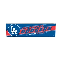 Los Angeles Dodgers 5" x 18" Shadow Logo Wood Mantle Sign