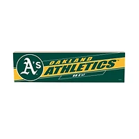 Athletics Cooperstown Collection 5" x 18" Shadow Logo Wood Mantle Sign