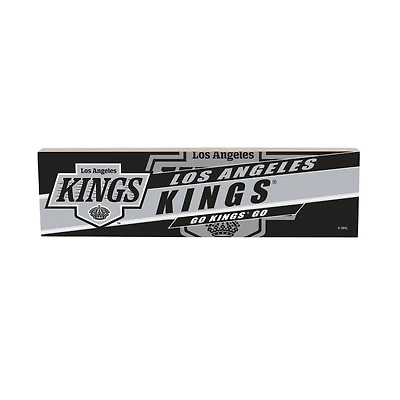 Los Angeles Kings 5" x 18" Shadow Logo Wood Mantle Sign